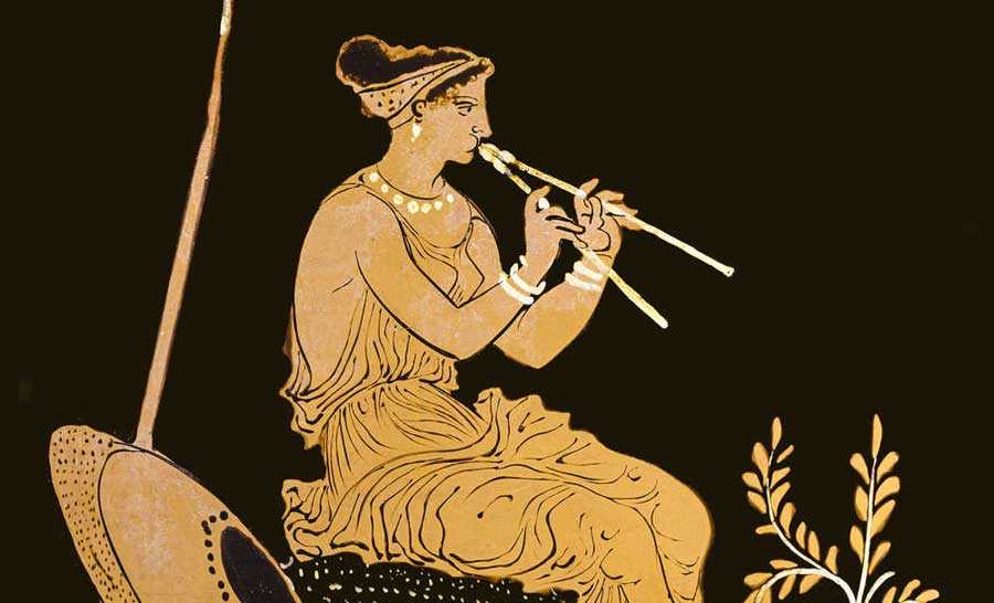 Diotima e la suonatrice di flauto ~ Morel - Voci dall'Isola